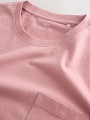 Svetlo modra - Črtast komplet pižame s kratkimi rokavi - Slika 11 iz 13