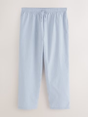 Svetlo modra - Črtast komplet pižame s kratkimi rokavi - Slika 9 iz 13