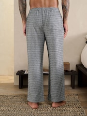 رمادي - Signature Nova Fides Long Check Pyjama Bottoms - Image 3 of 12