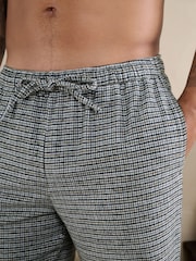 رمادي - Signature Nova Fides Long Check Pyjama Bottoms - Image 4 of 12