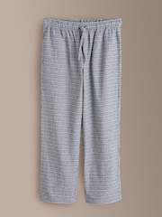 رمادي - Signature Nova Fides Long Check Pyjama Bottoms - Image 7 of 12