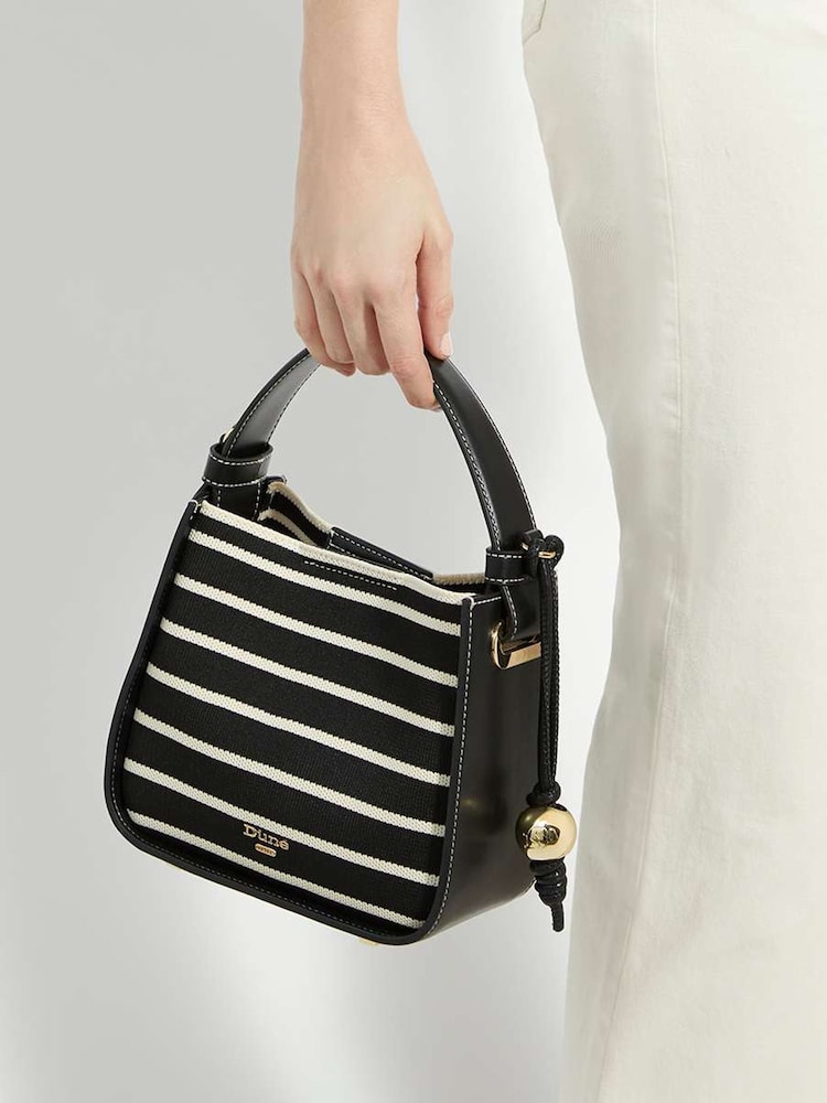 Dune London Black Daniella Square Grab Bag - Image 1 of 5