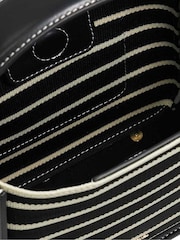 Dune London Black Daniella Square Grab Bag - Image 4 of 5