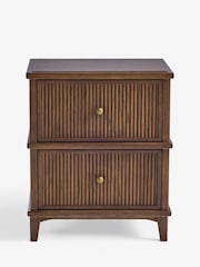 Laura Ashley Dark Stain Oak Barcombe Beside Table - Image 5 of 7