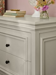 Laura Ashley Twine Natural Swanton Wide 2 Drawer Bedside Table - Image 4 of 7