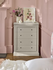 Laura Ashley Twine Natural Swanton 4 Chest of Drawer - Image 1 of 4