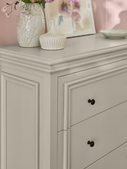 Laura Ashley Twine Natural Swanton 4 Chest of Drawer - Image 4 of 4