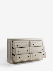 Laura Ashley Twine Natural Swanton 6 Drawer Wide Chest - Image 6 of 8