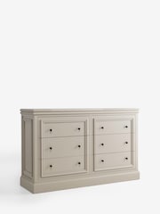 Laura Ashley Twine Natural Swanton 6 Drawer Wide Chest - Image 7 of 8