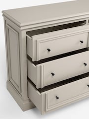 Laura Ashley Twine Natural Swanton 6 Drawer Wide Chest - Image 8 of 8