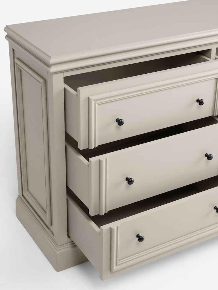 Laura Ashley Twine Natural Swanton 6 Drawer Wide Chest - Image 8 of 8 Laura Ashley Twine Natural Swanton 6 Drawer Wide Chest - Image 8 of 8
