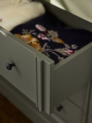 Laura Ashley Khaki Green Swanton 4 Chest of Drawer - Image 3 of 8