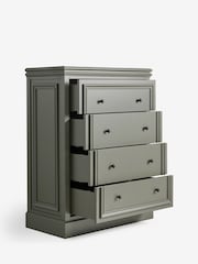 Laura Ashley Khaki Green Swanton 4 Chest of Drawer - Image 6 of 8
