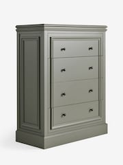 Laura Ashley Khaki Green Swanton 4 Chest of Drawer - Image 7 of 8