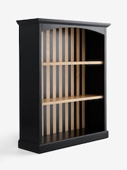 Rockett St George Black and Natural Striped Bookcase - Image 5 of 6
