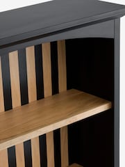 Rockett St George Black and Natural Striped Bookcase - Image 6 of 6