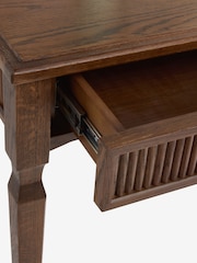 Laura Ashley Dark Stain Oak Barcombe Dressing Table - Image 9 of 9