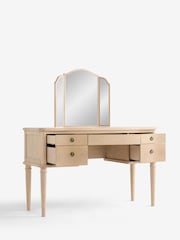 Laura Ashley Whitewash Oak Someford Dressing Table - Image 7 of 10