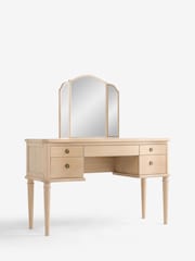 Laura Ashley Whitewash Oak Someford Dressing Table - Image 9 of 10