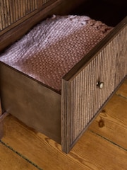 Laura Ashley Dark Stain Oak Barcombe Double Wardrobe - Image 4 of 9