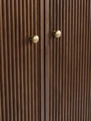 Laura Ashley Dark Stain Oak Barcombe Double Wardrobe - Image 9 of 9
