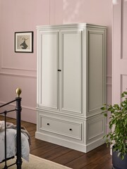 Laura Ashley Twine Natural Swanton Double Wardrobe - Image 1 of 10
