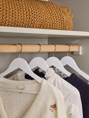 Laura Ashley Twine Natural Swanton Double Wardrobe - Image 10 of 10