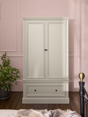 Laura Ashley Twine Natural Swanton Double Wardrobe - Image 2 of 10