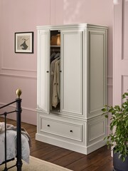 Laura Ashley Twine Natural Swanton Double Wardrobe - Image 3 of 10