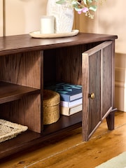 Laura Ashley Dark Stain Oak Barcombe Up to 65 Inch TV Unit - Image 3 of 9