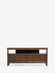 Laura Ashley Dark Stain Oak Barcombe Corner Up to 50 Inch TV Unit - Image 7 of 9