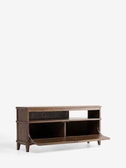 Laura Ashley Dark Stain Oak Barcombe Corner Up to 50 Inch TV Unit - Image 8 of 9