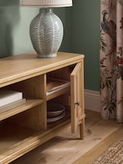 Laura Ashley Oak Danbury Up to 65 Inch TV Unit - Image 4 of 10