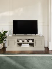 Laura Ashley Twine Natural Swanton Up to 60 Inch TV Unit - Image 3 of 10