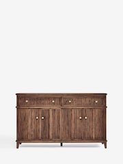 Laura Ashley Dark Stain Oak Barcombe Large Sideboard - Image 5 of 9