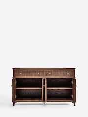 Laura Ashley Dark Stain Oak Barcombe Large Sideboard - Image 6 of 9