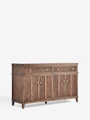 Laura Ashley Dark Stain Oak Barcombe Large Sideboard - Image 7 of 9
