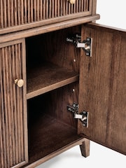 Laura Ashley Dark Stain Oak Barcombe Large Sideboard - Image 9 of 9