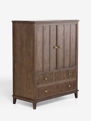 Laura Ashley Dark Stain Oak Barcombe Tall Large Sideboard - Image 7 of 9