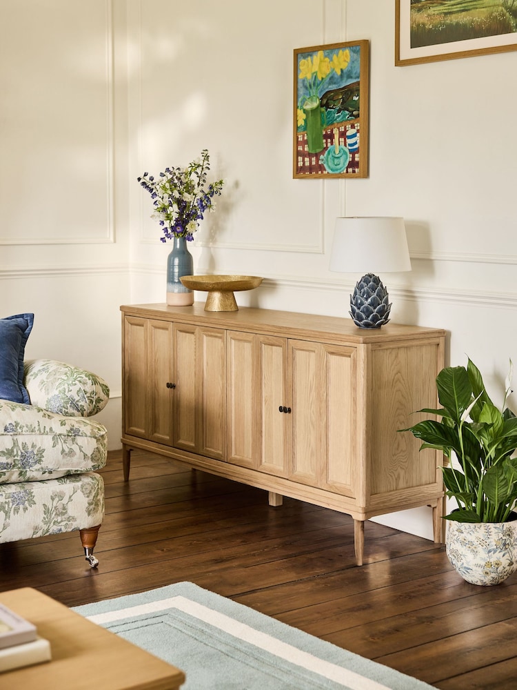 Laura Ashley Oak Danbury Large Sideboard - Image 2 of 9 Laura Ashley Oak Danbury Large Sideboard - Image 2 of 9