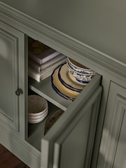 Laura Ashley Khaki Green Swanton Large Sideboard - Image 3 of 4