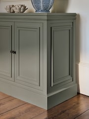 Laura Ashley Khaki Green Swanton Large Sideboard - Image 4 of 4