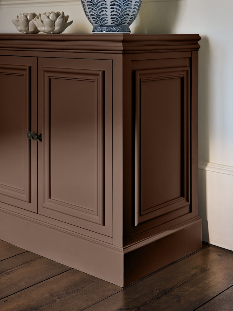 Laura Ashley Chocolate Brown Swanton Large Sideboard - Image 4 of 4