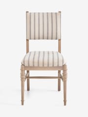 Laura Ashley Set of 2 Alston Stripe Swanton Dining Chairs - Image 4 of 7