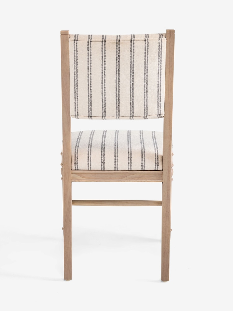 Laura Ashley Set of 2 Alston Stripe Swanton Dining Chairs - Image 7 of 7 Laura Ashley Set of 2 Alston Stripe Swanton Dining Chairs - Image 7 of 7