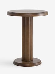 Laura Ashley Dark Stain Oak Barcombe Side Table - Image 5 of 6