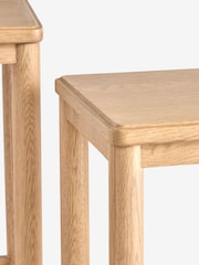 Laura Ashley Oak Danbury Nest Of Tables - Image 6 of 6