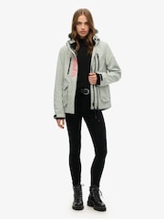 Superdry Grey Hooded Ultimate Tech Windbreaker Jacket - Image 5 of 6