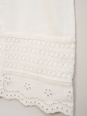Miss Broderie White Jumpsuit and Sunglasses Outfit Set - Image 3 of 3
