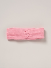 Miss Pink True 100% Cotton Knit Top Shorts and Headband Outfit Set - Image 5 of 5